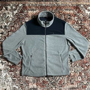 Tommy Hilfiger - Gray/Navy Fleece Jacket